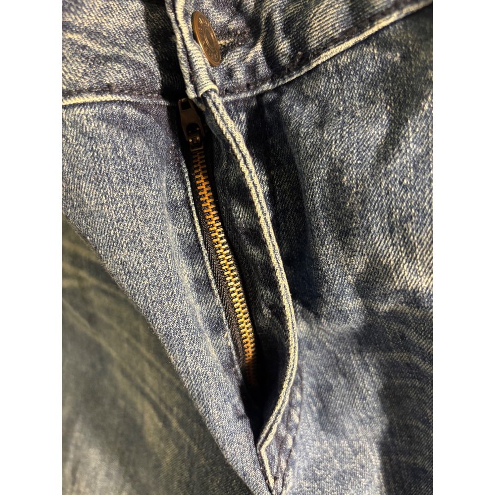 Steve & Barry's Women Blue Embellished Bootcut Jeans Size 16 Medium Wash Denim - Picture 11 of 12
